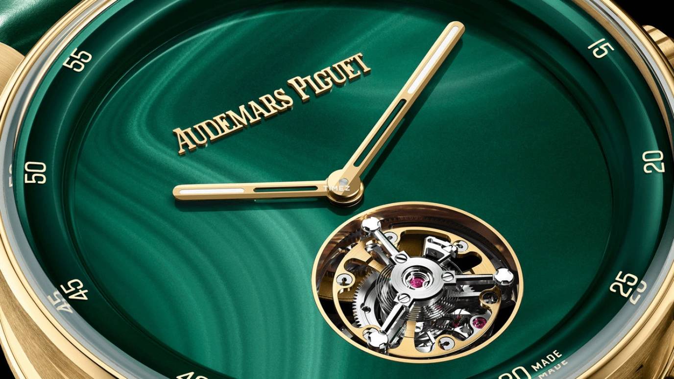Audemars Piguet,CODE 11.59 38mm,38mm,Yellow Gold,Green,Automatic,Tourbillon,50hours,26665BA,26665BA.OO.D412CR.01