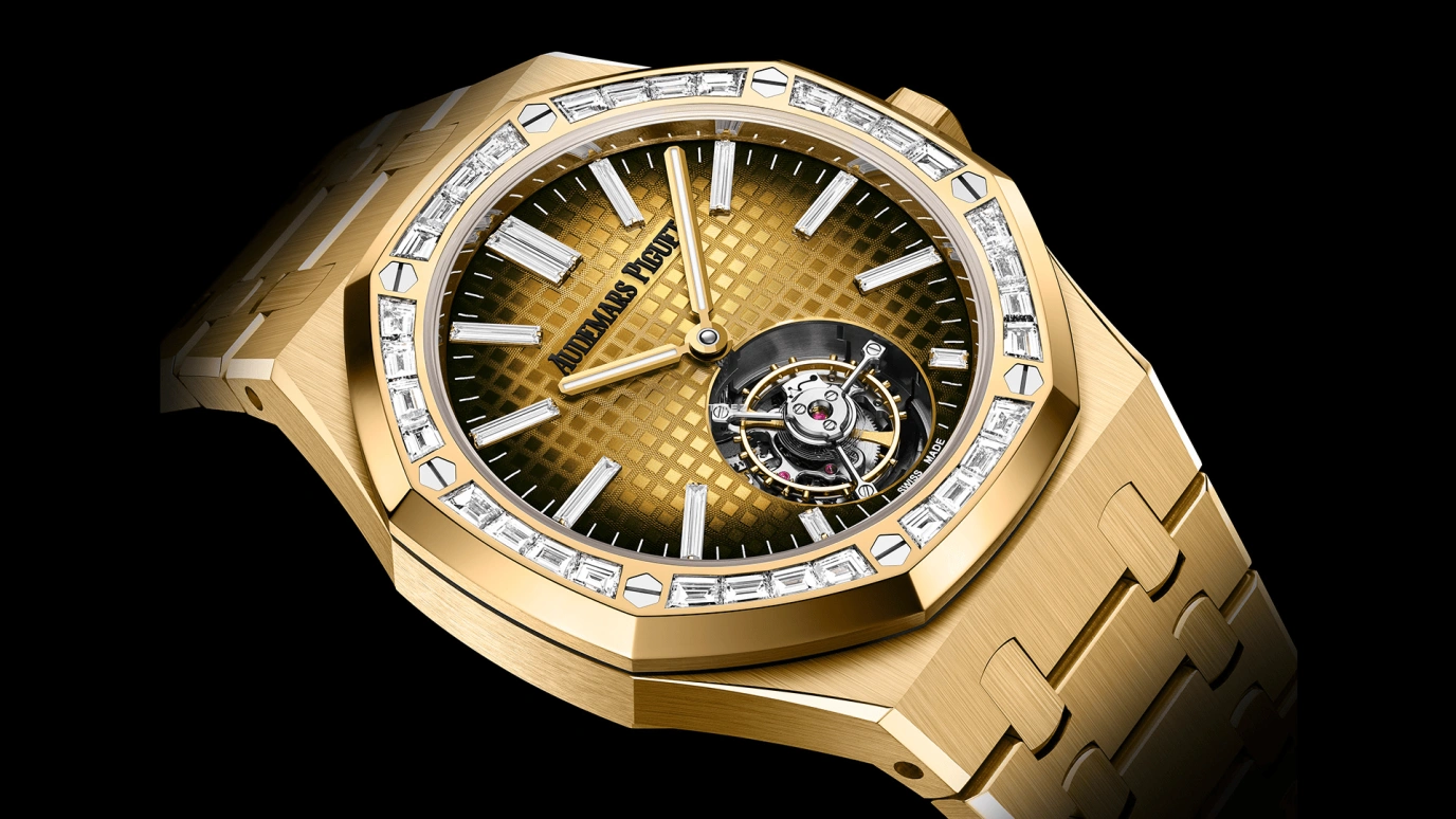 Audemars Piguet,Royal Oak 41mm,41mm,Yellow Gold,Champagne,Automatic,Tourbillon,65hours,Jayson Tatum,Taco Jay,26730BA,26730BA.ZZ.1320BA.01