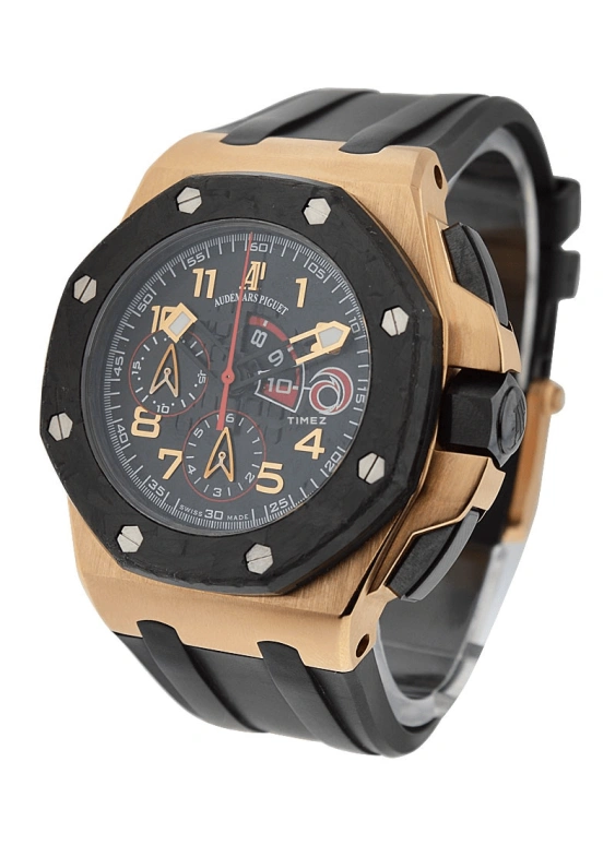 Audemars Piguet,Royal Oak Offshore 44mm,44mm,Pink Gold,Titanium,Ceramic,Carbon,Black,Automatic,Regatta Timer,Chronograph,Flyback,26062OR,26062OR.OO.A002CA.01