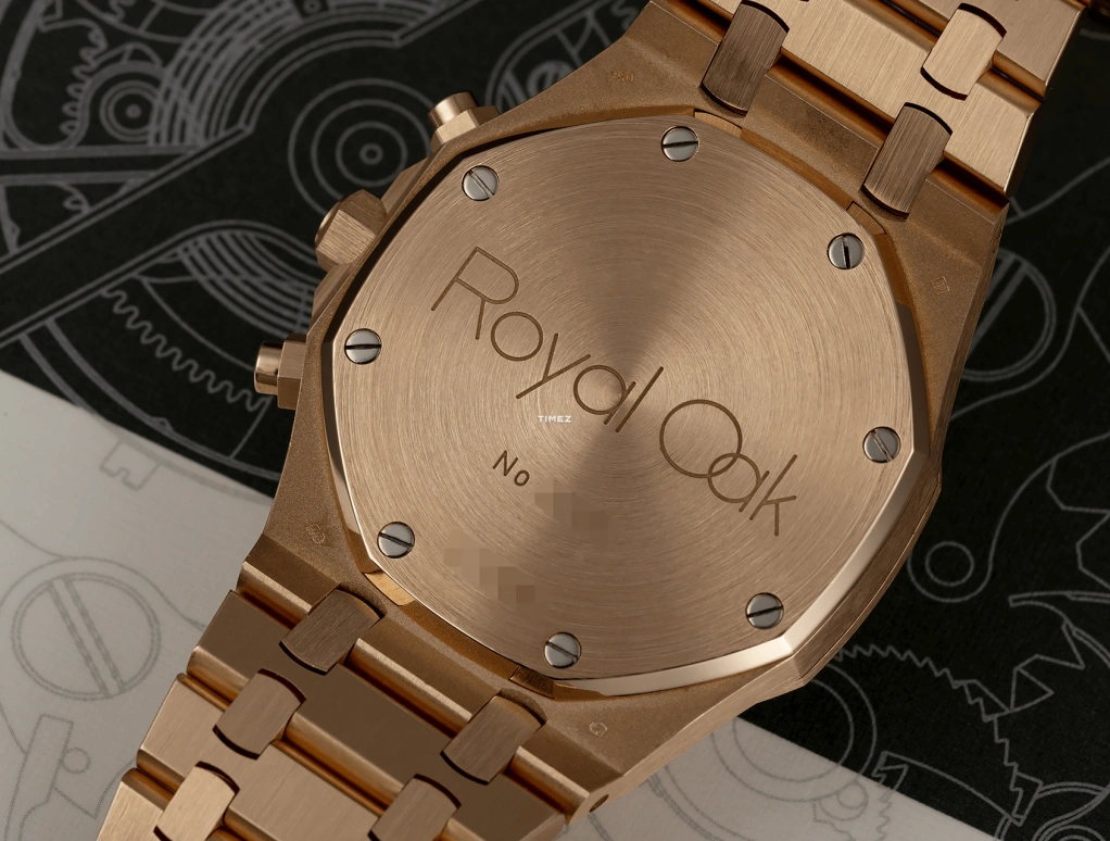 Audemars Piguet,Royal Oak 40mm,40mm,Rose Gold,White,Silver,Silver White,Automatic,Chronograph,Day,259600R,259600R.OO.1185