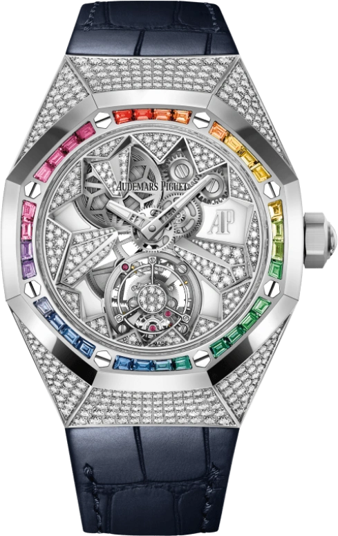 Audemars Piguet,Royal Oak Concept 38.50mm,38.50mm,White Gold,Skeleton,Silver,Handwound,Tourbillon,72hours,26229BC,26229BC.ZY.D326CR.01