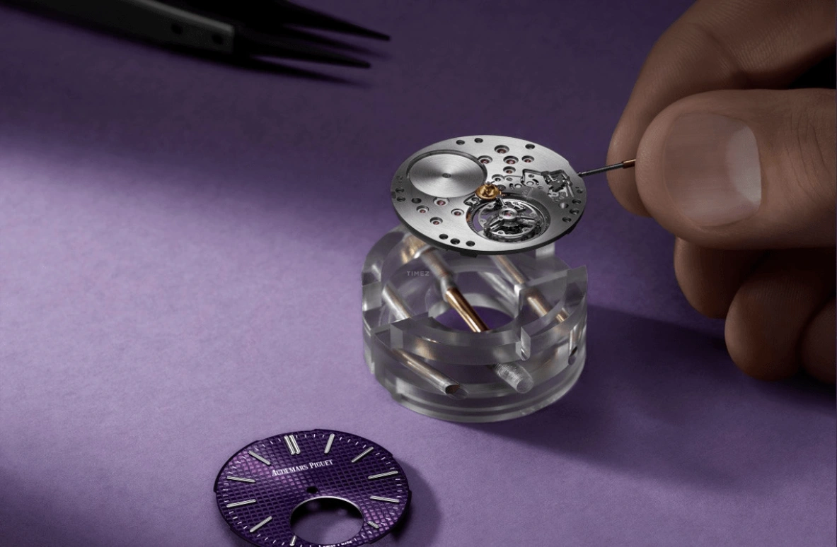 Audemars Piguet,Royal Oak 37mm,37mm,Stainless Steel,Purple,Automatic,Tourbillon,50hours,26660ST,26660ST.OO.1356ST.01