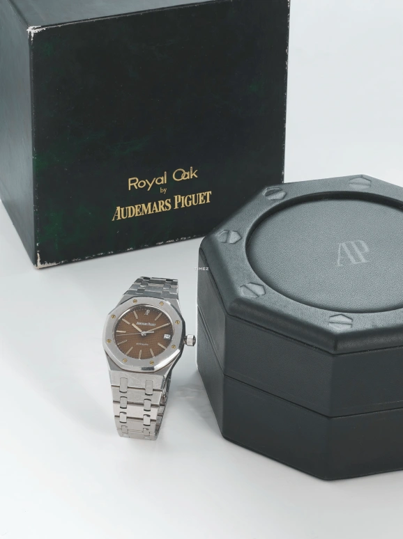 Audemars Piguet,Royal Oak 36mm,36mm,Stainless Steel,Brown,Automatic,Day,40hours,14790ST