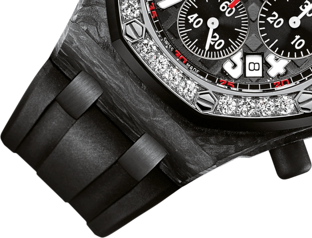 Audemars Piguet,Royal Oak Offshore 37mm,37mm,Ceramic,Carbon,Rubber,Black,Automatic,Chronograph,Day,26267FS,26267FS.ZZ.D002CA.01