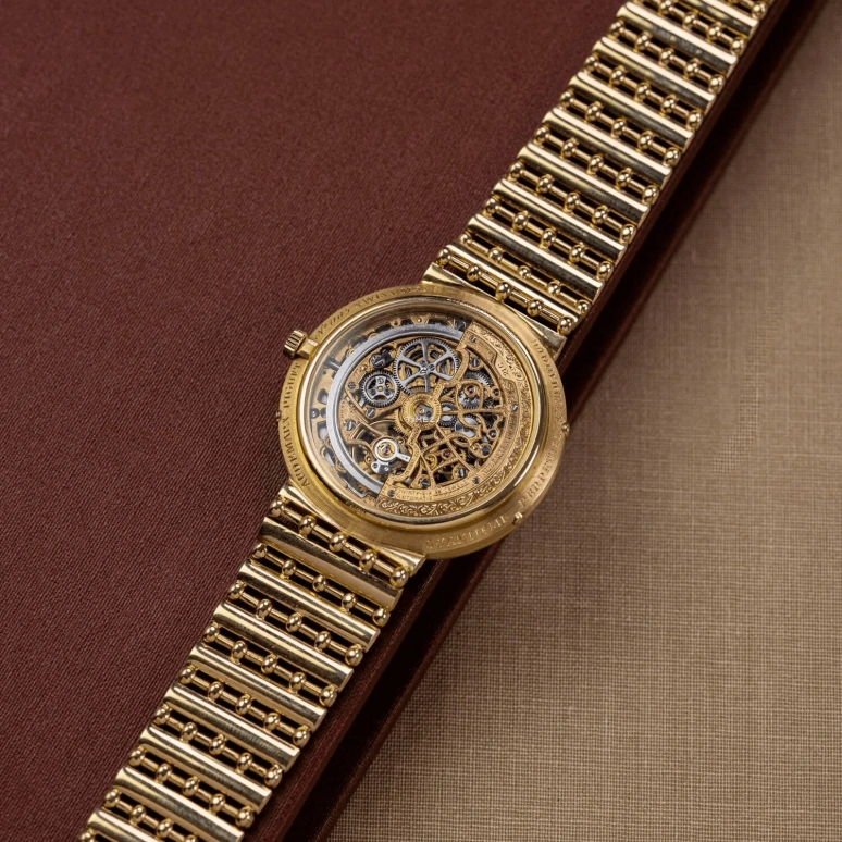 Audemars Piguet,Other 36mm,36mm,Yellow Gold,Skeleton,Automatic,Moonphase,Perpetual Calendar,Month,Date,40hours,In-house Caliber,5582BA