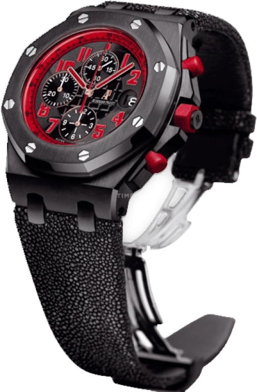 Audemars Piguet,Royal Oak Offshore 42mm,42mm,Stainless Steel,Black,Automatic,Chronograph,Day,26299SN,26299SN.OO.D001CA.01