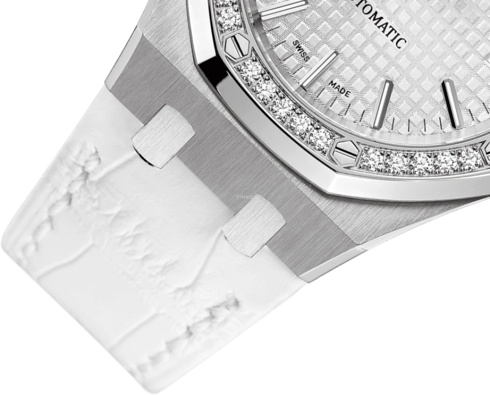 Audemars Piguet,Royal Oak 37mm,37mm,Stainless Steel,Silver,White,Automatic,Day,60hours,15451ST,15451ST.ZZ.D011CR.01