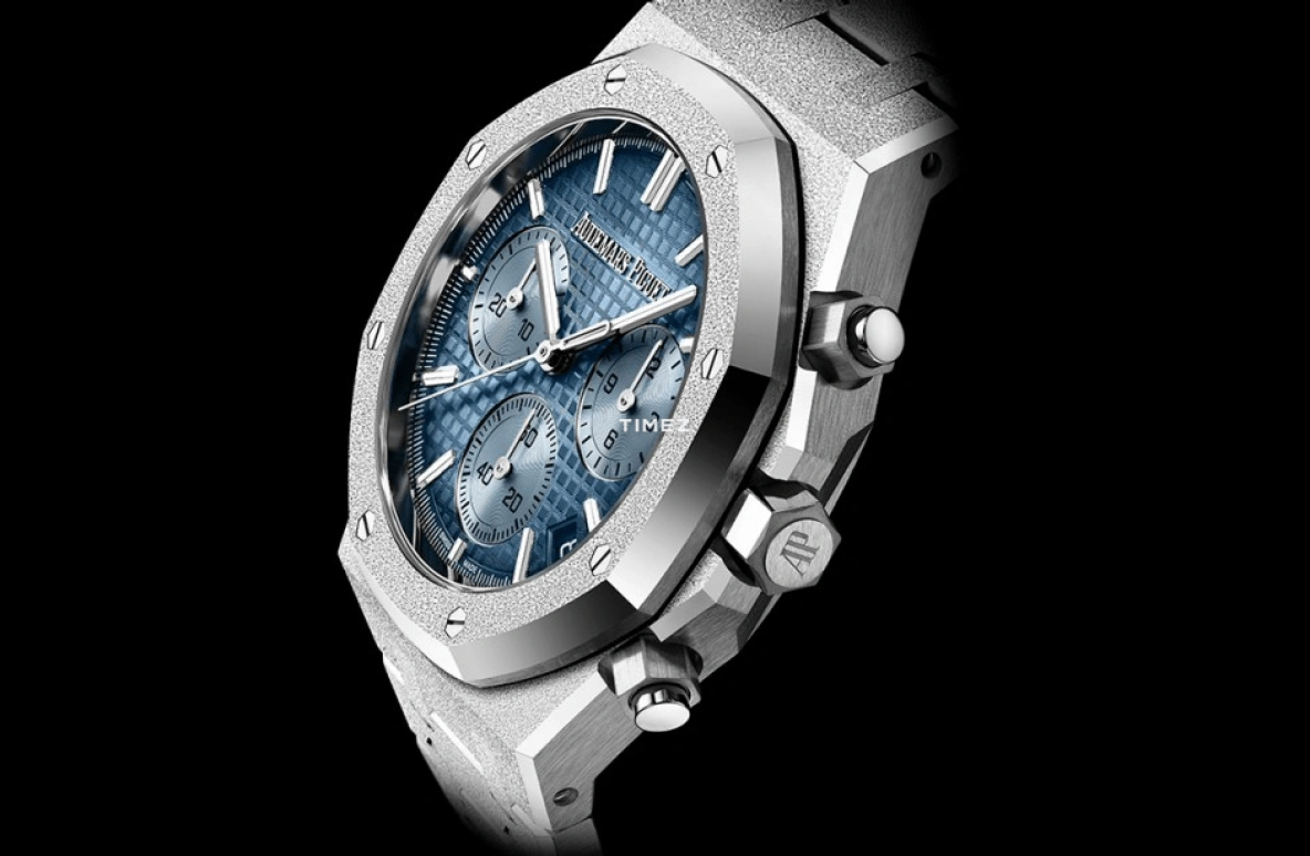Audemars Piguet,Royal Oak 41mm,41mm,White Gold,Blue,Automatic,Chronograph,Day,Luka Dončić,Wonder Boy,26240BC,26240BC.GG.1324BC.02