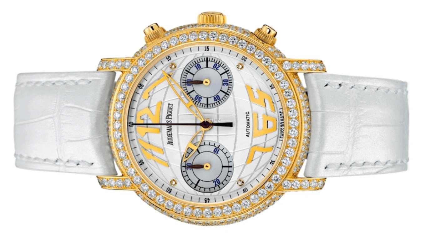 Audemars Piguet,Jules Audemars 39mm,39mm,Yellow Gold,Silver,Automatic,Chronograph,Round,26037BA,26037BA.ZZ.D014CR.01.A
