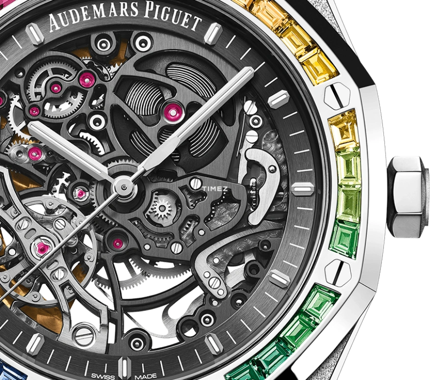 Audemars Piguet,Royal Oak 41mm,41mm,White Gold,Grey,Skeleton,Automatic,45hours,In-house Caliber,15412BC,15412BC.YG.1224BC.03-B
