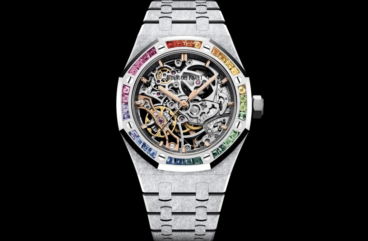 Audemars Piguet,Royal Oak 37mm,37mm,White Gold,Skeleton,Automatic,Double Balance,45hours,15468BC,15468BC.YG.1259BC.01