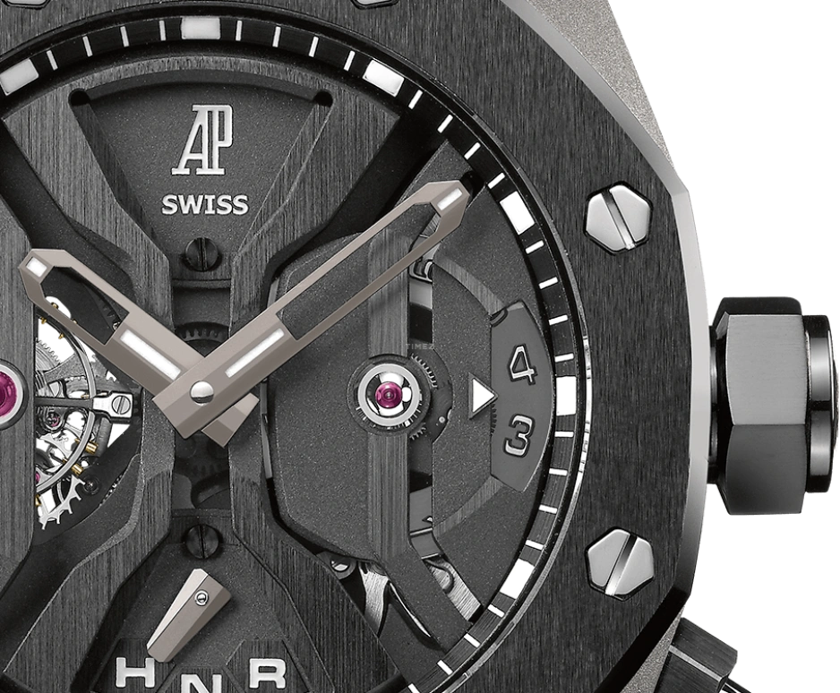 Audemars Piguet,Royal Oak Concept 44mm,44mm,Titanium,Ceramic,Skeleton,Handwound,Dule Time,Tourbillon,Function Selector,26560IO,26560IO.OO.D002CA.01