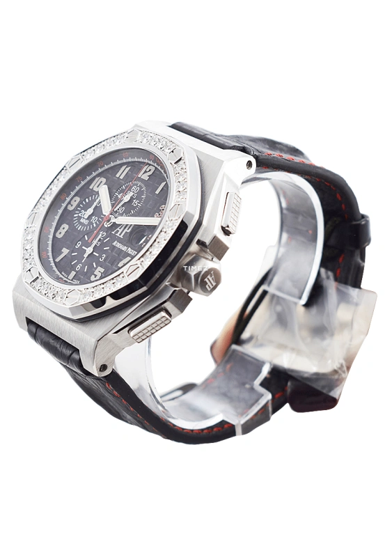 Audemars Piguet,Royal Oak Offshore 48mm,48mm,White Gold,Black,Automatic,Chronograph,Day,26134BC,26134BC.ZZ.A101CR.01