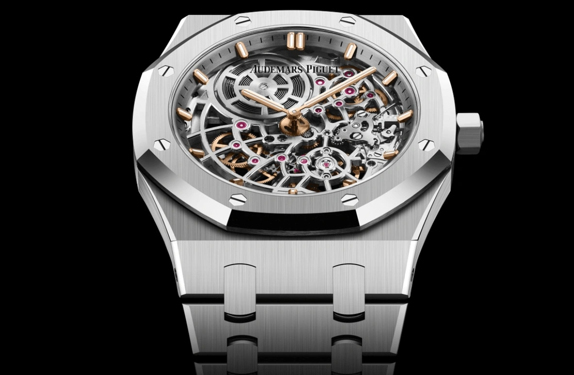 Audemars Piguet,Royal Oak 39mm,39mm,Stainless Steel,Skeleton,Automatic,55hours,In-house Caliber,16204ST,16204ST.OO.1240ST.01 50th