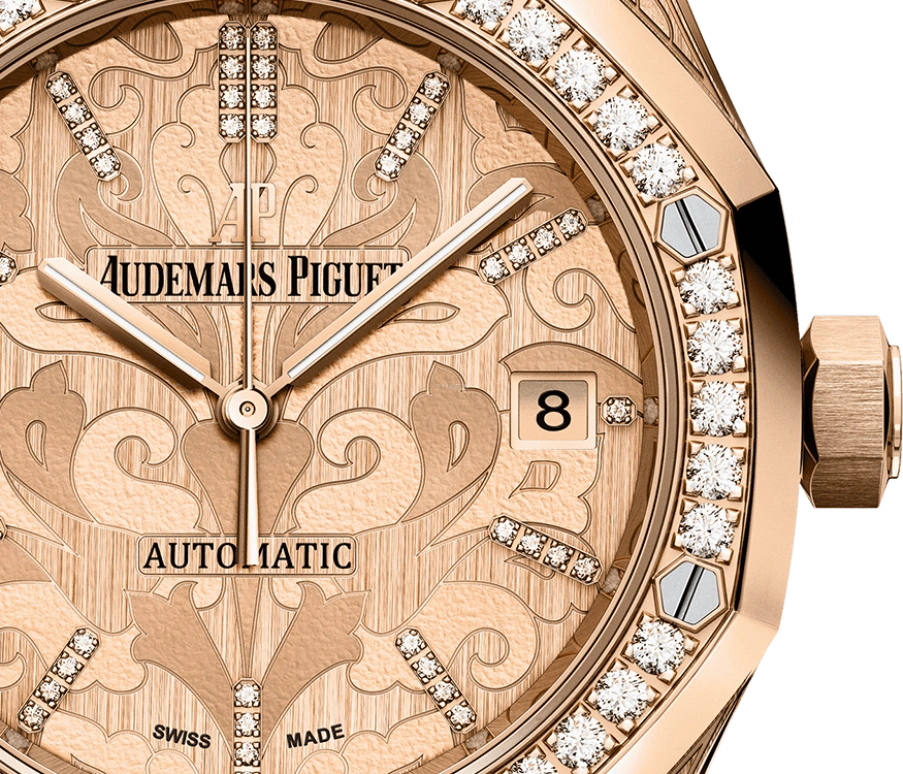 Audemars Piguet,Royal Oak 37mm,37mm,Rose Gold,Rose,Automatic,Day,60hours,15456OR,15456OR.ZG.1251OR.01