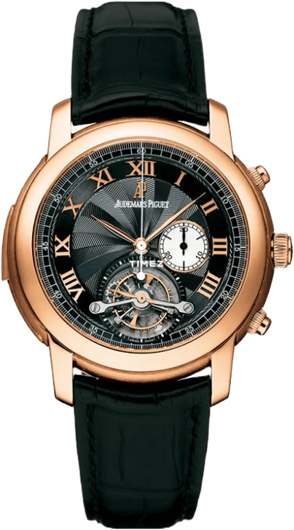 Audemars Piguet,Jules Audemars 43mm,43mm,Rose Gold,Black,Handwound,Chronograph,Tourbillon,Minute Repeater,260500R,260500R.OO.D002CR.01