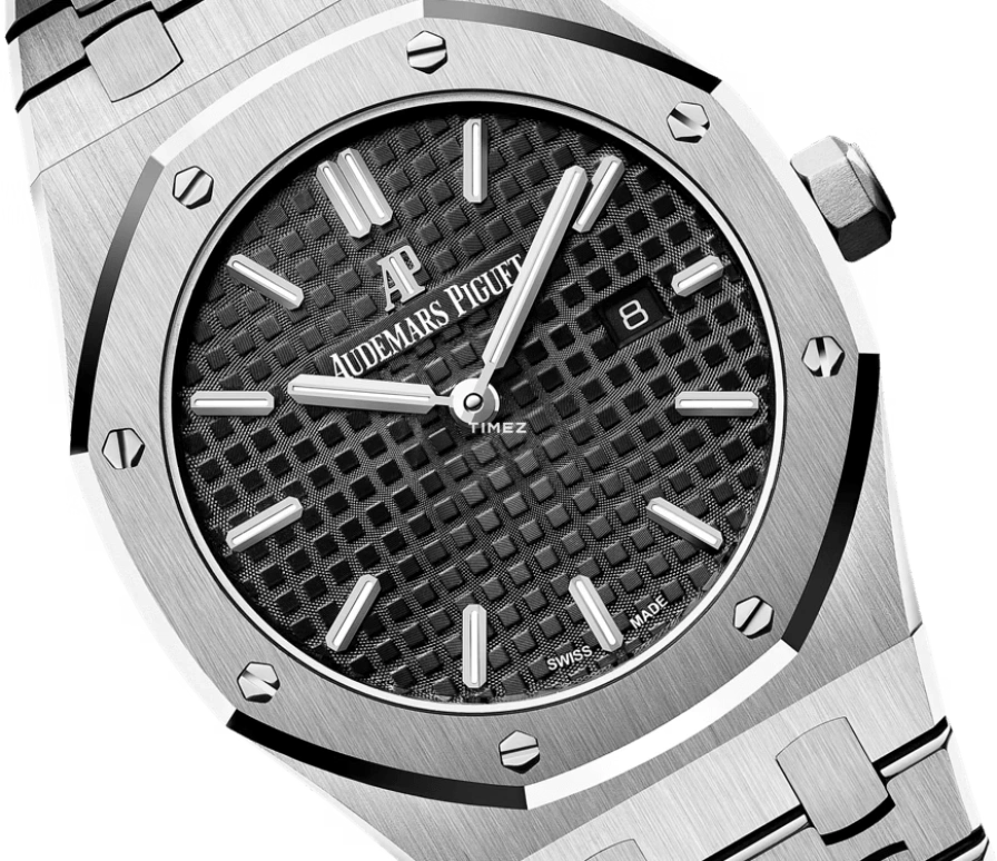 Audemars Piguet,Royal Oak 33mm,33mm,Stainless Steel,Black,Quartz,Day,In-house Caliber,67650ST,67650ST.OO.1261ST.01-A