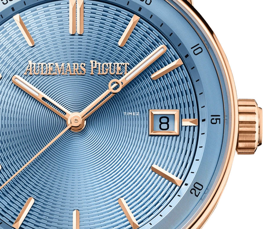 Audemars Piguet,CODE 11.59 38mm,38mm,Rose Gold,Blue,Automatic,Day,60hours,77410OR,77410OR.OO.A344CR.01