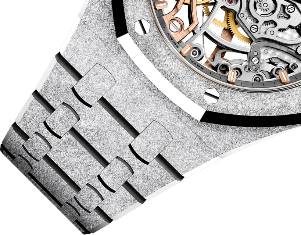 Audemars Piguet,Royal Oak 37mm,37mm,White Gold,Skeleton,Automatic,45hours,In-house Caliber,Cardi B,15466BC,15466BC.GG.1259BC.01