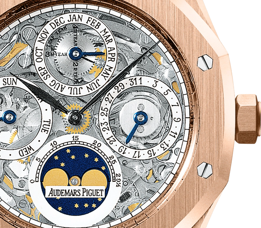 Audemars Piguet,Royal Oak 39mm,39mm,Pink Gold,Skeleton,Automatic,Moonphase,Perpetual Calendar,Month,Date,40hours,In-house Caliber,Kim Kardashian,25829OR,25829OR.OO.0944OR.01