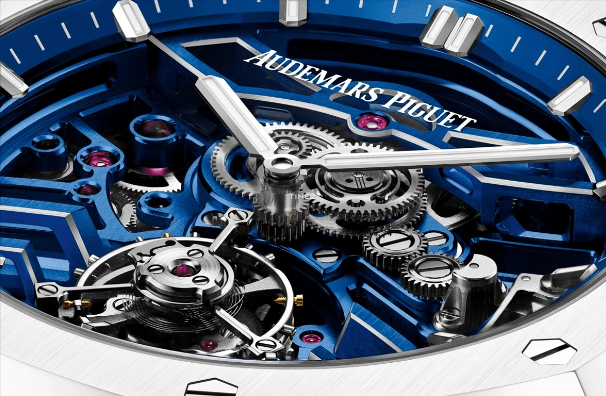 Audemars Piguet,Royal Oak 41mm,41mm,Ceramic,Skeleton,Blue,Automatic,Tourbillon,65hours,26735CB,26735CB.OO.1225CB.99