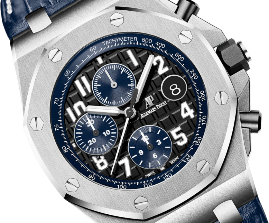 Audemars Piguet,Royal Oak Offshore 42mm,42mm,Ceramic,Stainless Steel,Black,Automatic,Chronograph,Day,26470ST,26470ST.OO.A028CR.01