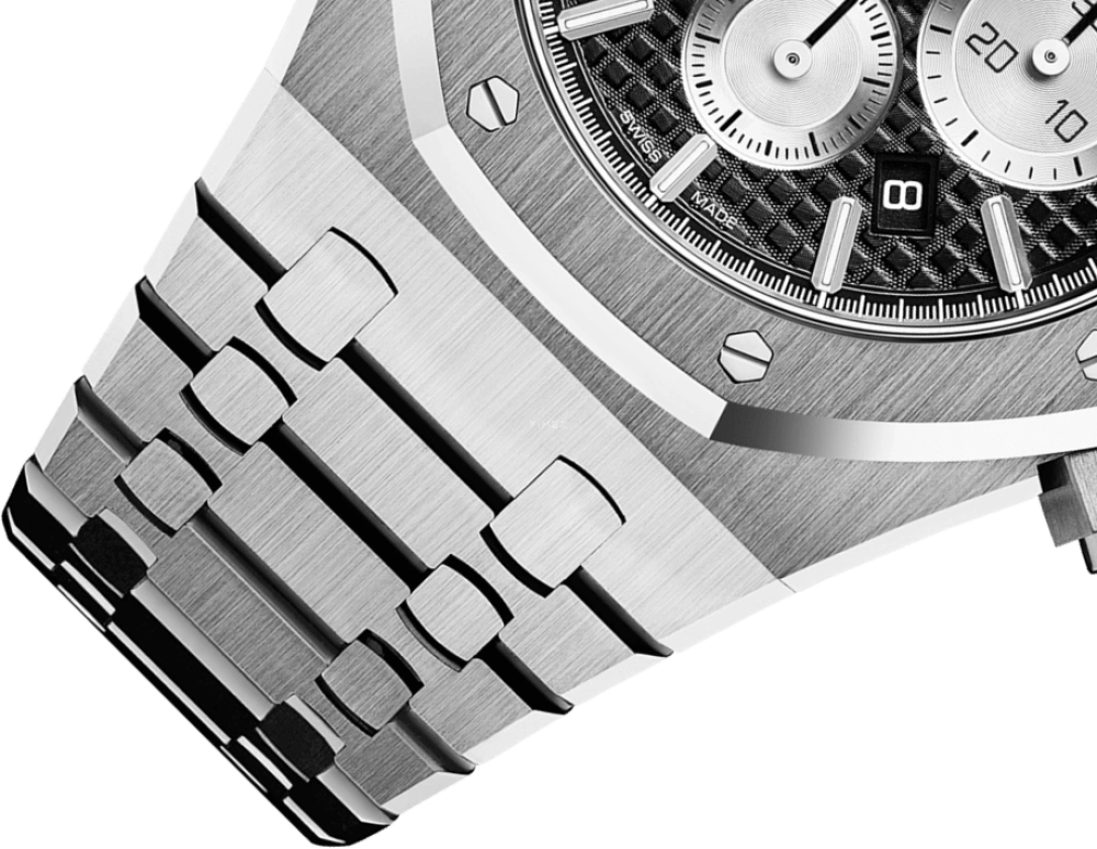 Audemars Piguet,Royal Oak 41mm,41mm,Stainless Steel,Black,Automatic,Chronograph,Day,26331ST,26331ST.OO.1220ST.02