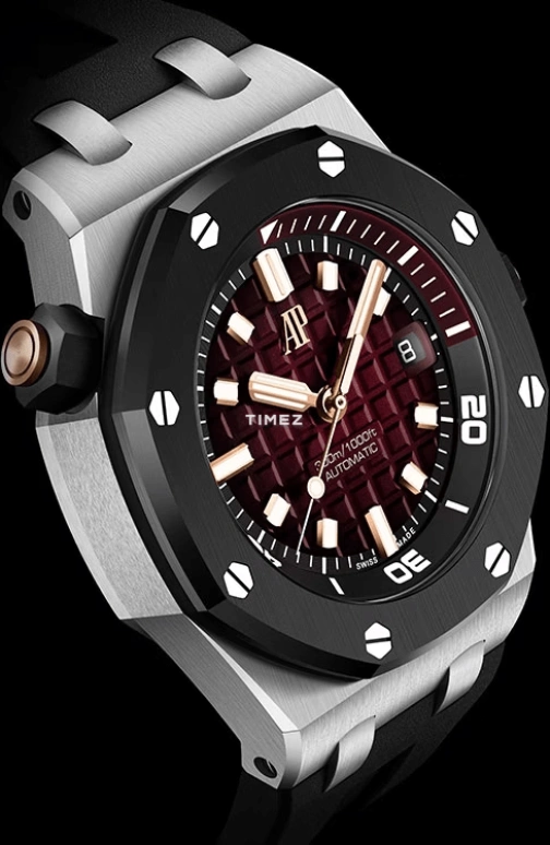 Audemars Piguet,Royal Oak Offshore 42mm,42mm,White Gold,Red,Automatic,Day,60hours,15720CN,15720CN.OO.A002CA.02