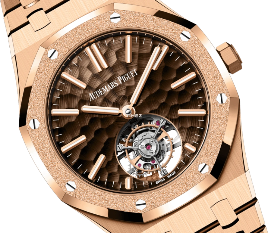Audemars Piguet,Royal Oak 41mm,41mm,Rose Gold,Brown,Automatic,Tourbillon,65hours,Tammy Abraham,John Mayer,26730OR,26730OR.GG.1320OR.01