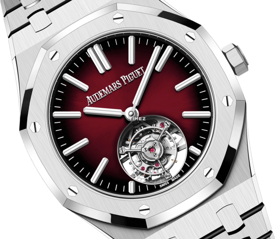 Audemars Piguet,Royal Oak 41mm,41mm,Stainless Steel,Red,Black,Automatic,Tourbillon,65hours,Zlatan Ibrahimović,Virgil van Dijk,VVD,26730ST,26730ST.OO.1320ST.05