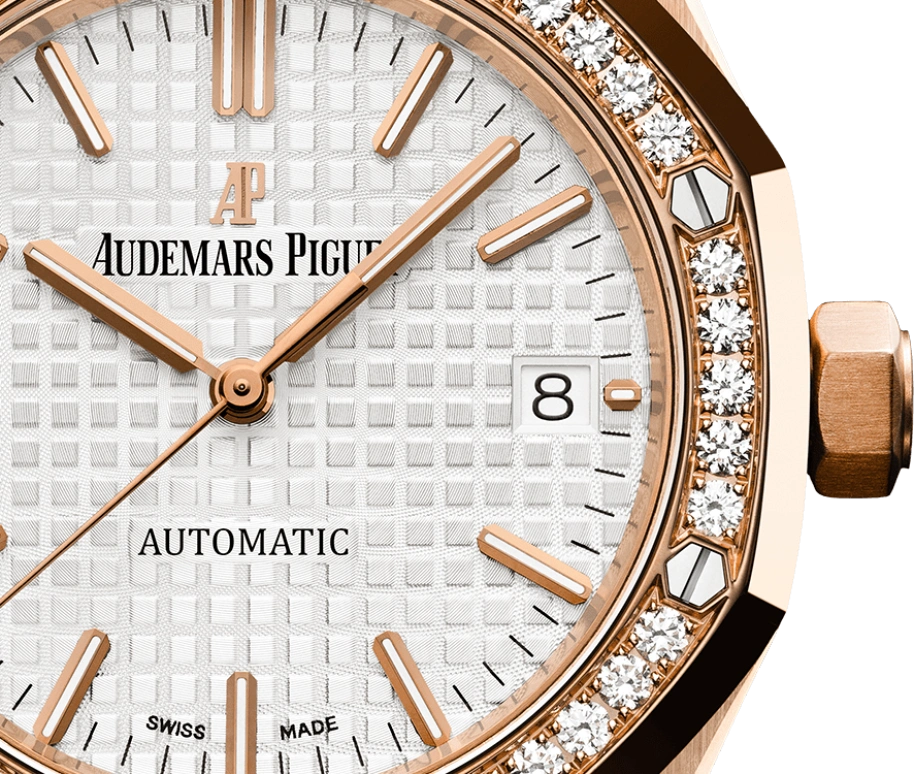 Audemars Piguet,Royal Oak 37mm,37mm,Pink Gold,Silver,Silver White,White,Automatic,Day,60hours,15451OR,15451OR.ZZ.1256OR.01