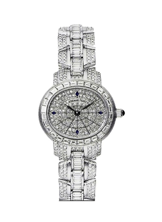 Audemars Piguet,Millenary 38.50mm,38.50mm,White Gold,Silver,Automatic,Sapphire,Crystal Glass,Oval,79367BC,79367BC.ZZ.9149BC.02