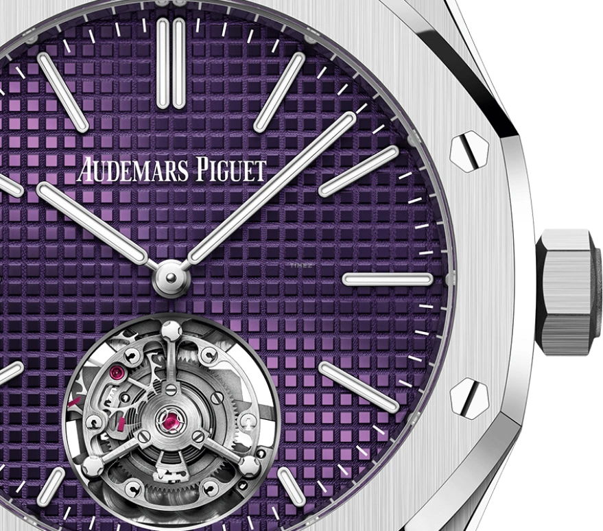 Audemars Piguet,Royal Oak 37mm,37mm,Stainless Steel,Purple,Automatic,Tourbillon,50hours,26660ST,26660ST.OO.1356ST.01