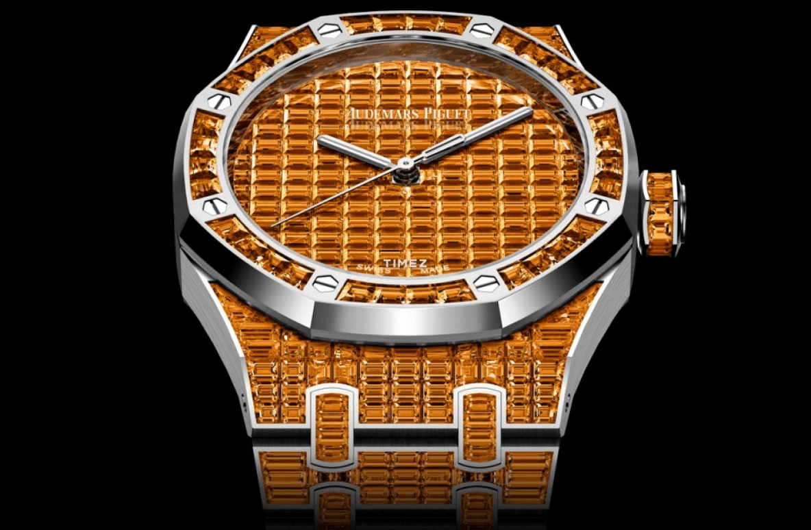 Audemars Piguet,Royal Oak 41mm,41mm,White Gold,Orange,Automatic,70hours,In-house Caliber,15514BC,15514BC.SE.1284BC.01 50th