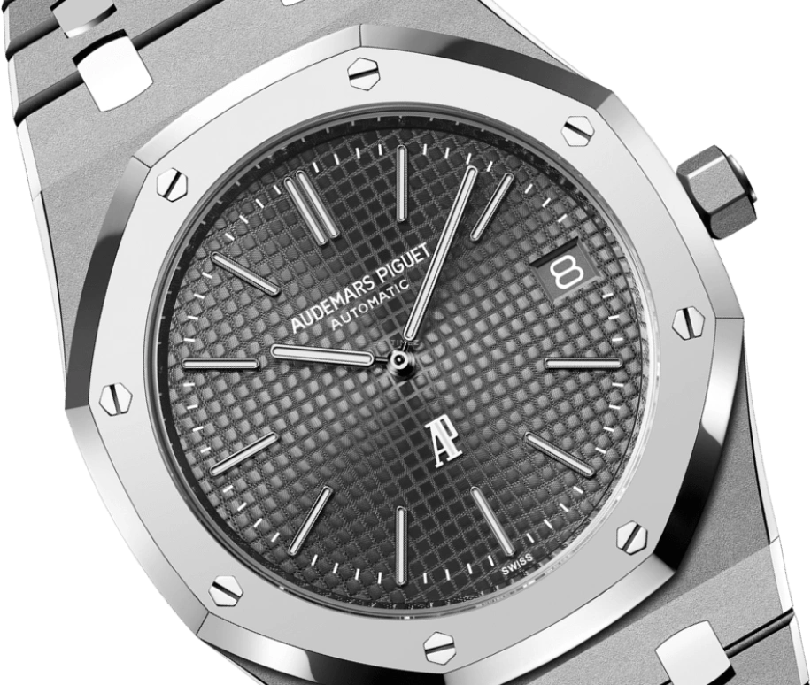 Audemars Piguet,Royal Oak 39mm,39mm,Titanium,BMG,Grey,Automatic,Day,40hours,15202XT,15202XT.GG.1240XT.99