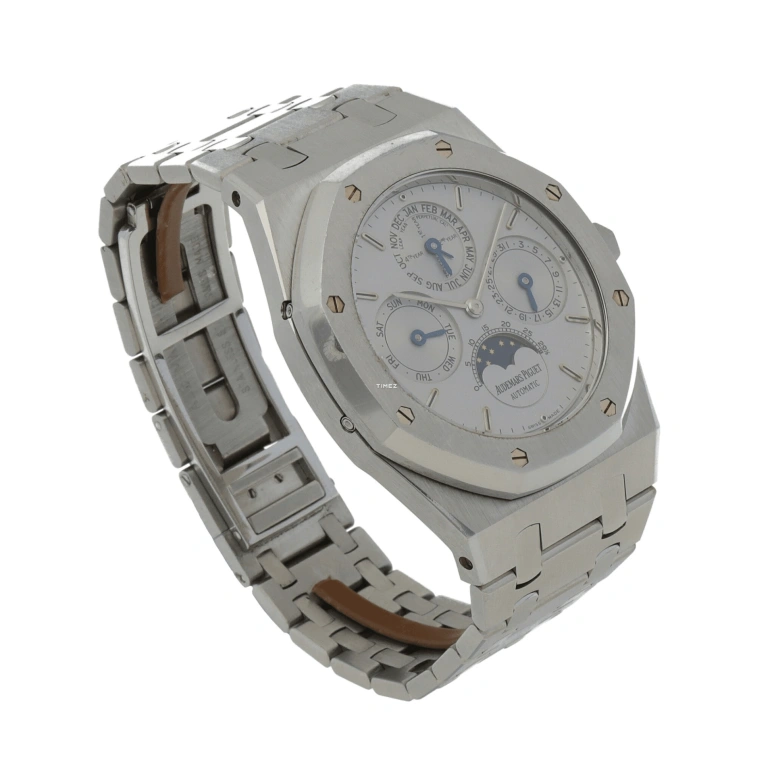 Audemars Piguet,Royal Oak 39mm,39mm,Stainless Steel,Silver,Automatic,Moonphase,Perpetual Calendar,Leap Year,Month,40hours,In-house Caliber,25820ST,25820ST.O.0944ST.01