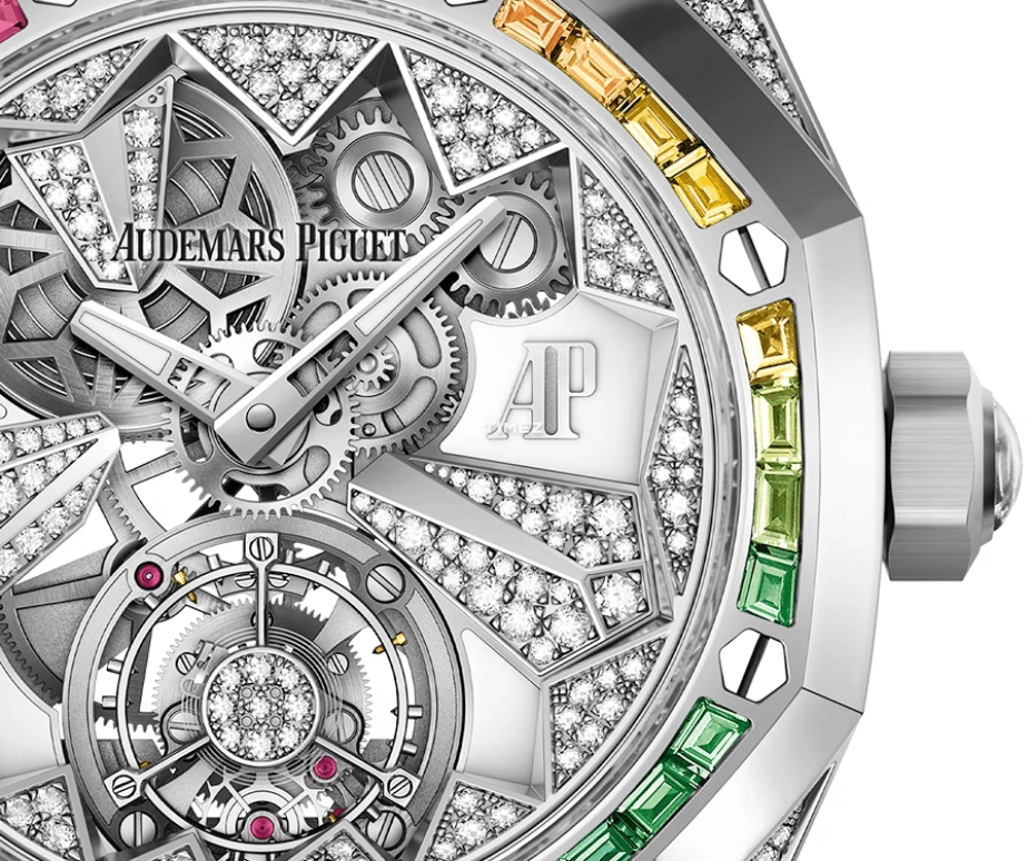 Audemars Piguet,Royal Oak Concept 38.50mm,38.50mm,White Gold,Silver,Skeleton,Handwound,Power Reserve Indicator,Tourbillon,26229BC,26229BC.ZY.D326CR.01-A