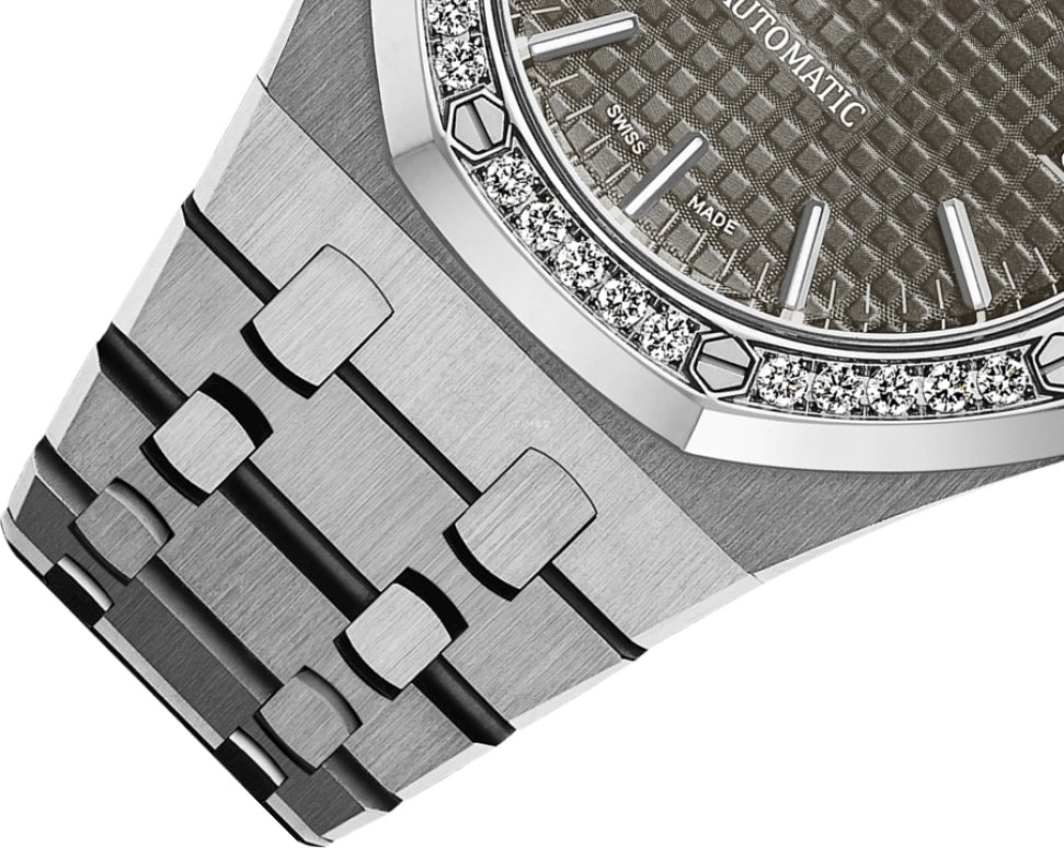 Audemars Piguet,Royal Oak 37mm,37mm,Stainless Steel,Grey,Automatic,Day,60hours,15451ST,15451ST.ZZ.1256ST.02
