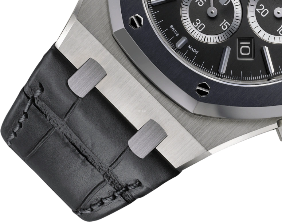 Audemars Piguet,Royal Oak 41mm,41mm,Stainless Steel,Coal,Automatic,Chronograph,Day,26325TS,26325TS.OO.D005CR.01