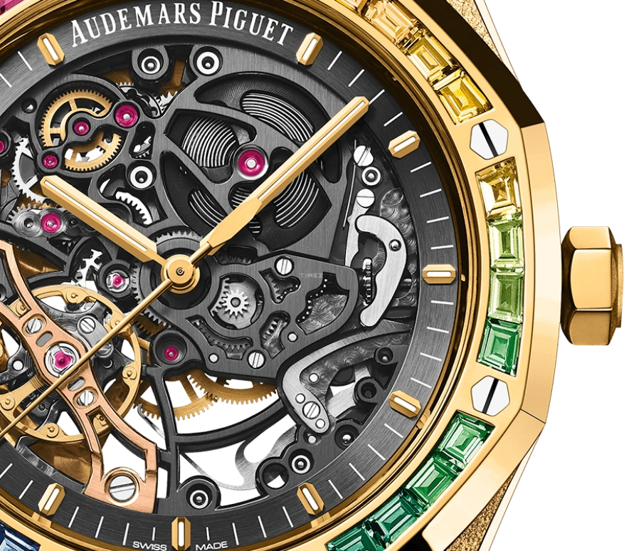 Audemars Piguet,Royal Oak 41mm,41mm,Yellow Gold,Skeleton,Grey,Automatic,Double Balance,45hours,Khaled Mohamed Khaled,Beat Novacane,Arab Attack,DJ Khaled,15412BA,15412BA.YG.1224BA.01