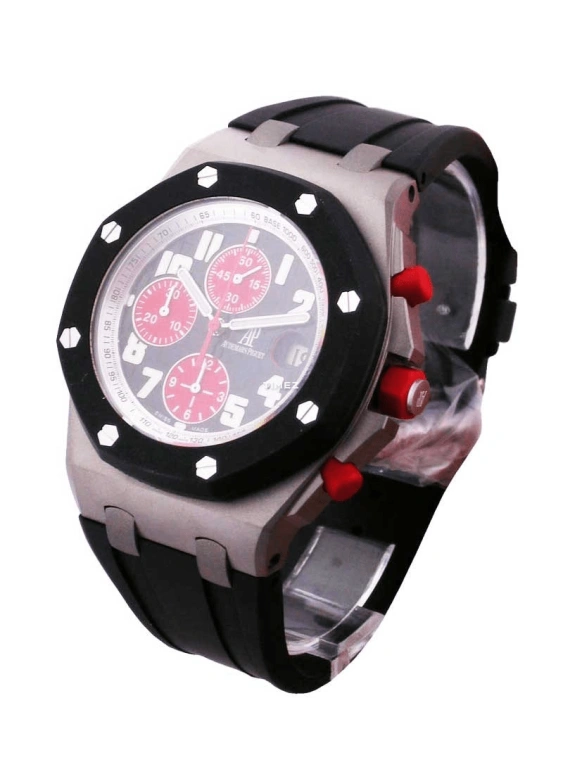 Audemars Piguet,Royal Oak Offshore 42mm,42mm,Titanium,Rubber,Black,Automatic,Chronograph,Day,26278IK,26278IK.GG.D002CA.01