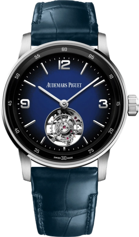 Audemars Piguet,CODE 11.59 41mm,41mm,White Gold,Blue,Automatic,Tourbillon,65hours,26396BC,26396BC.OO.D321CR.01