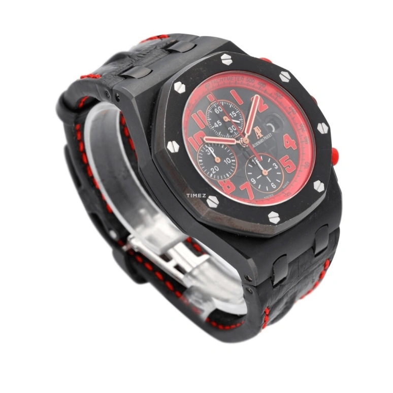Audemars Piguet,Royal Oak Offshore 42mm,42mm,Stainless Steel,Black,Automatic,Chronograph,Day,26299SN,26299SN.OO.D001CA.01