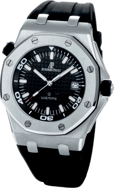 Audemars Piguet,Royal Oak Offshore 42mm,42mm,Stainless Steel,Black,Automatic,Day,38hours,15340ST,15340ST.OO.D002CA.01