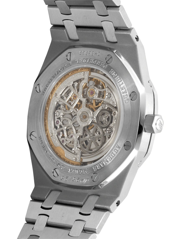 Audemars Piguet,Royal Oak 39mm,39mm,Platinum,Silver,Automatic,Moonphase,Perpetual Calendar,Leap Year,Month,Sapphire,Octagon,25829SP,25829SP.OO.0944SP.01
