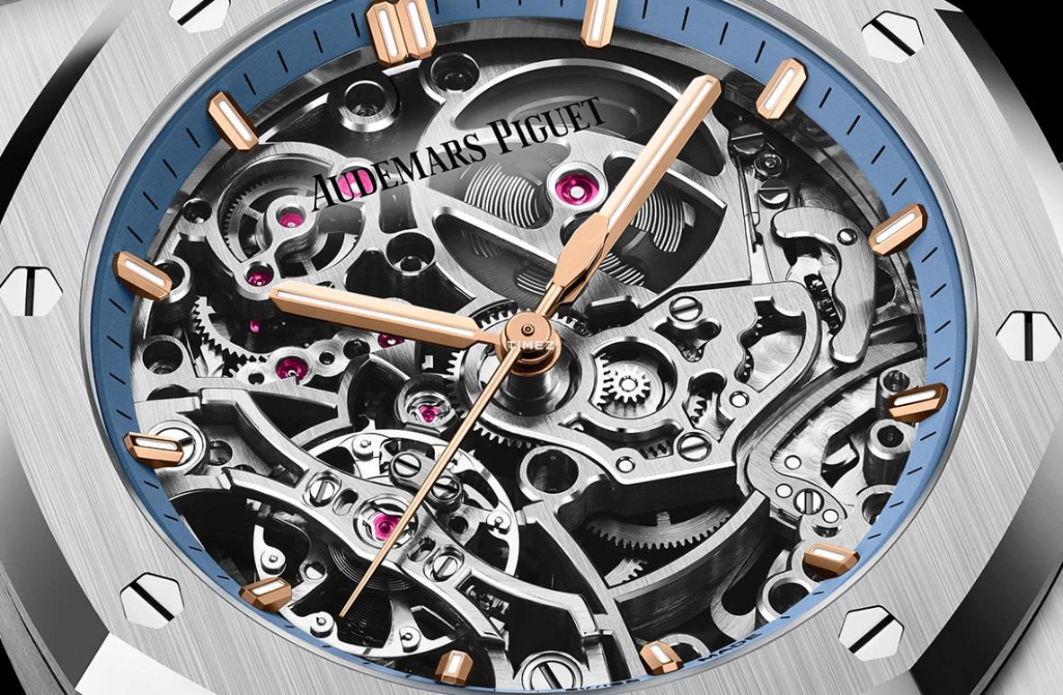 Audemars Piguet,Royal Oak 37mm,37mm,White Gold,Skeleton,Automatic,Double Balance,45hours,15467BC,15467BC.OO.1256BC.01