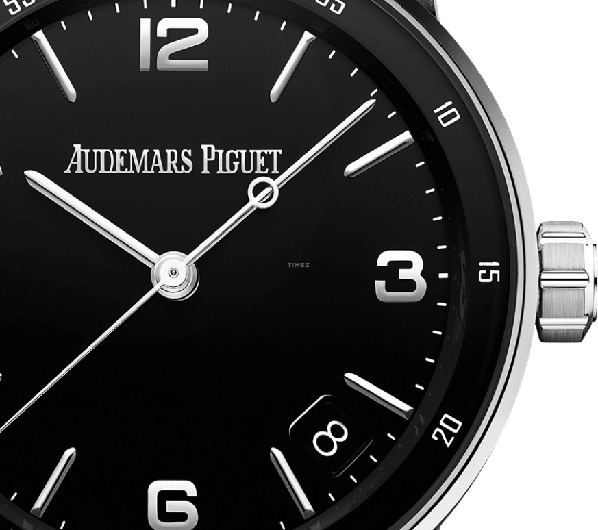 Audemars Piguet,CODE 11.59 41mm,41mm,White Gold,Black,Automatic,Day,70hours,15210BC,15210BC.OO.A002CR.01