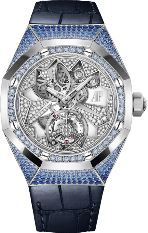 Audemars Piguet,Royal Oak Concept 38.50mm,38.50mm,White Gold,Skeleton,Silver,Handwound,Tourbillon,72hours,26227BC,26227BC.SS.D326CR.01
