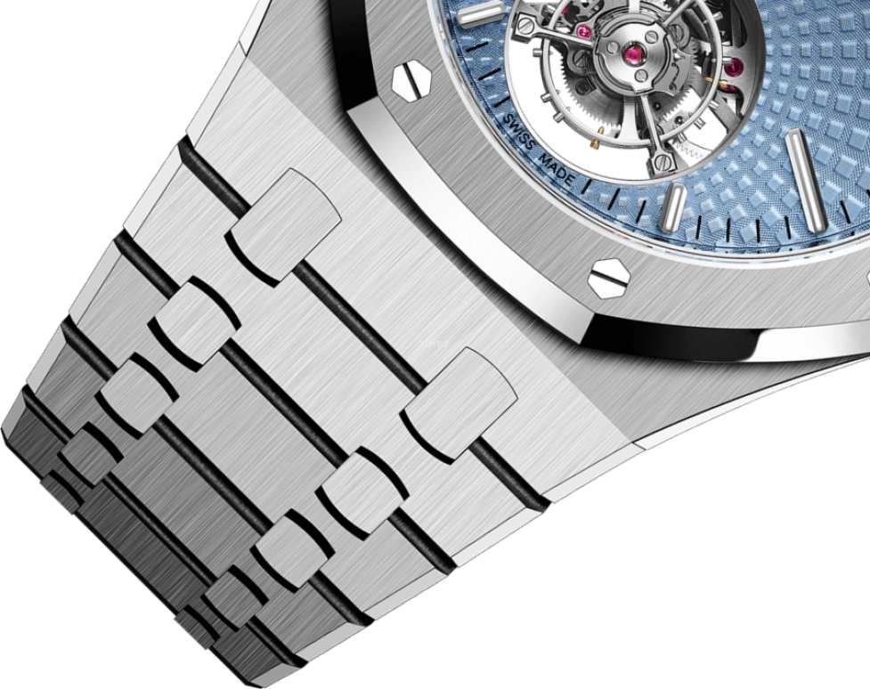 Audemars Piguet,Royal Oak 41mm,41mm,Platinum,Blue,Automatic,Tourbillon,65hours,26530PT,26530PT.OO.1220PT.01