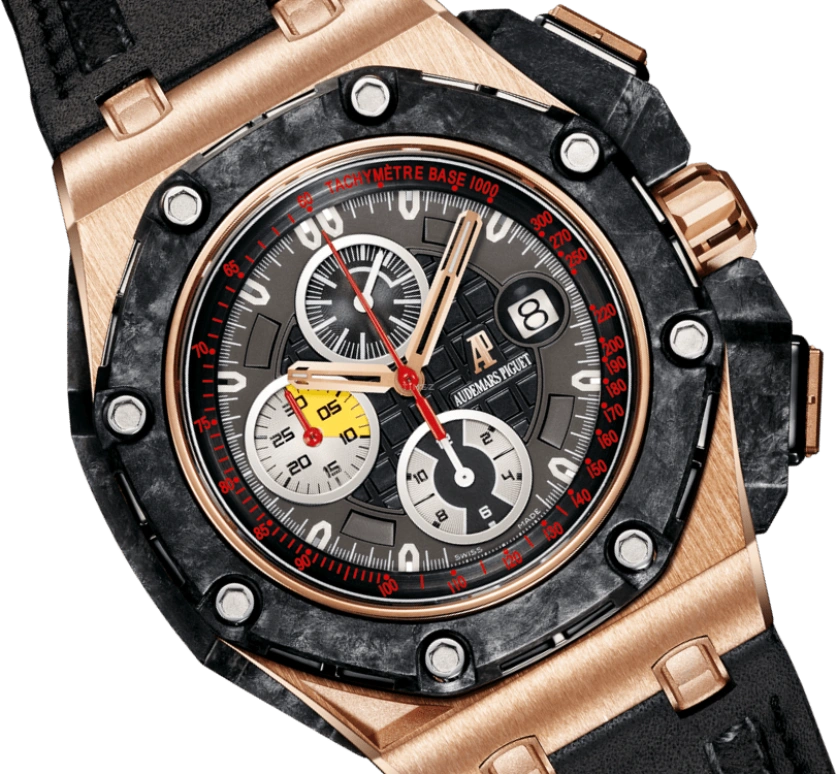 Audemars Piguet,Royal Oak Offshore 44mm,44mm,Pink Gold,Titanium,Ceramic,Carbon,Black,Automatic,Chronograph,Day,26290RO,26290RO.OO.A001VE.01